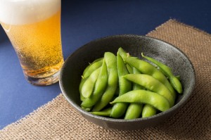 ダイエット中　ポイント　ビール　夕食　おつまみ　枝豆